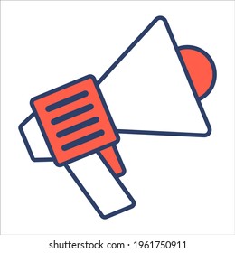 promotion flat line icon modern illustration