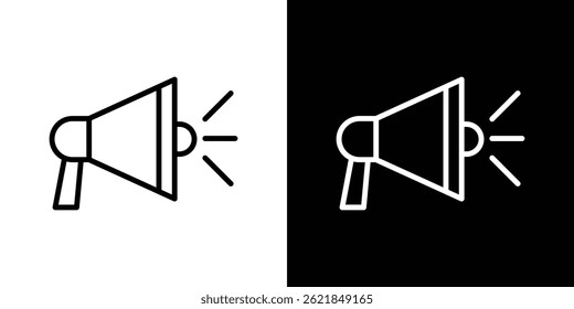 Promotion icon concept stroke on white background