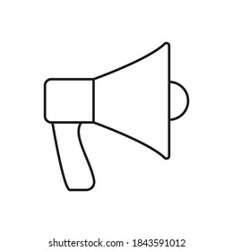 promotion icon element of e-commerce icon for mobile concept and web apps. Thin line promotion icon can be used for web and mobile. Premium icon on white background