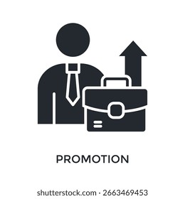 Estilo De Glifo Do Ícone De Promoção. Ilustração De Vetor Para Design Gráfico