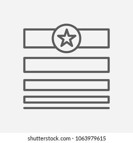 Promotion icon line symbol. Isolated vector illustration of  icon sign concept for your web site mobile app logo UI design.
