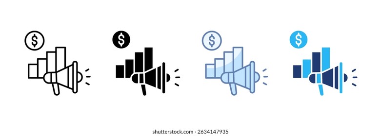 Promotion Icon Set Multiple Style Collection