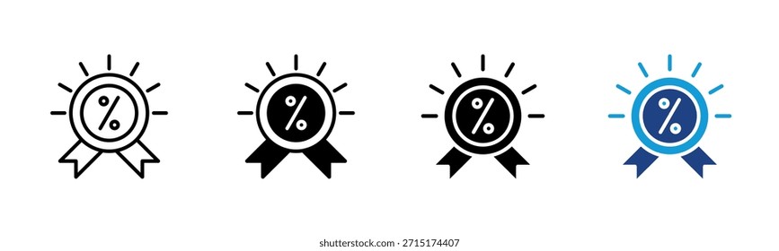 Promotion icon set multiple style collection