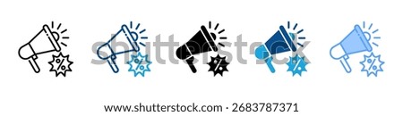 Promotion icon sheet multiple style collection