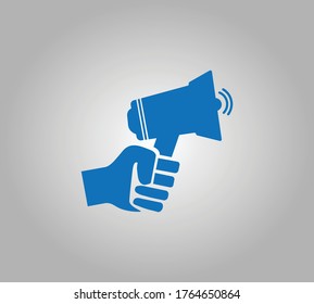 Icono de promoción. Ilustración de elemento simple. Diseño de símbolos de concepto de promoción. Se puede usar para web y móvil.