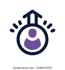 promotion icon. vector dual tone icon for your website, mobile, presentationation, and logo design.