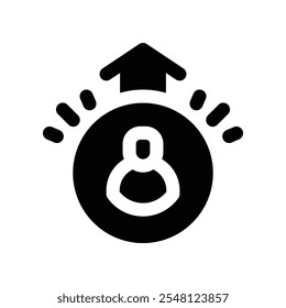 promotion icon. vector glyph icon for your website, mobile, presentationation, and logo design.