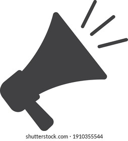 vector de icono de promoción. icono de voz