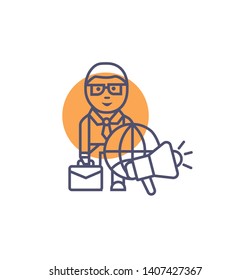 Promotion icon- vector world Promotion sign and symbol.