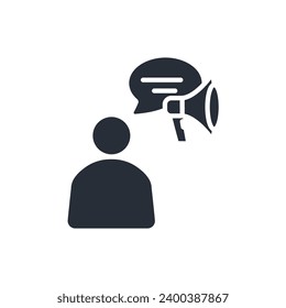 promotion icon. vector.Editable stroke.linear style sign for use web design,logo.Symbol illustration.