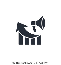 Promotion icon. vector.Editable stroke.linear style sign for use web design,logo.Symbol illustration.
