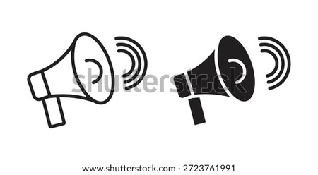 Promotion icons in filled, thin line, outline and strokes