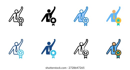 Los iconos de la promoción fijan la colección múltiple del estilo. Trazo editable 
