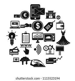 Promotion icons set. Simple set of 25 promotion vector icons for web isolated on white background