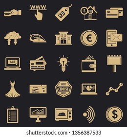 Promotion icons set. Simple set of 25 promotion vector icons for web for any design