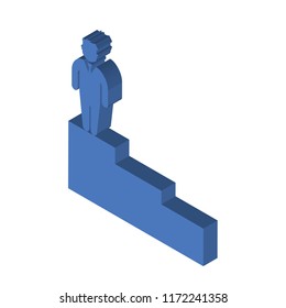 Promotion isometric left top view 3D icon