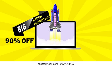 PROMOTION LAUNCH 90 PERCENT DISCOUNT