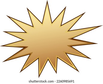 Promotion message golden color design. Banner for sale, discounts and special offer