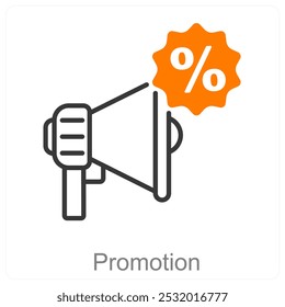 Promotion and offer icon concept