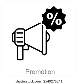 Promotion and offer icon concept