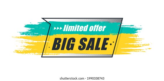 Promotion original banner, sales background, price tag. Vector illustration