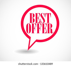 Promotion pointing red sign