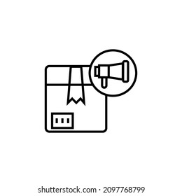 promotion product icon in vector. Logotype