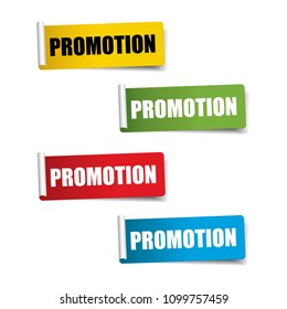 Promotion Realistic,Sticker and Tag set -vector illustration