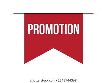 ilustración vectorial de diseño de banners rojos de promoción