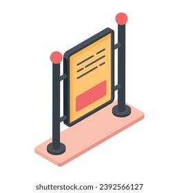 Promotion Road Boards Flat Icon