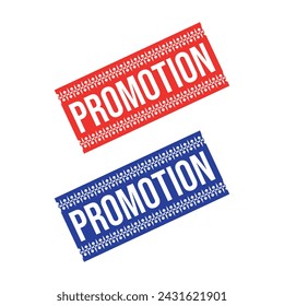 Promotion Rubber stamp Design vector, illustration