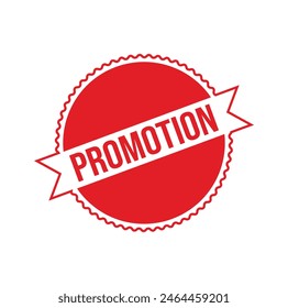 Promotion Rubber stamp design. VECTOR ILLUSTRATION.
