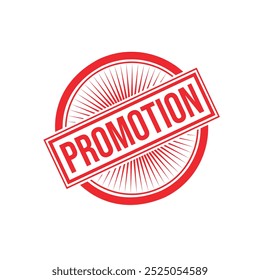 Promotion Rubber stamp design Vector