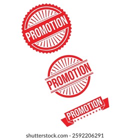 Promotion Rubber stamp design Vector 