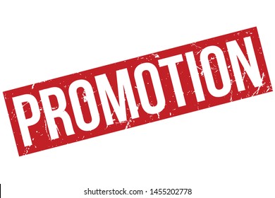 Promotion Rubber Stamp. Promotion Rubber Grunge Stamp Seal Vector Illustration - Vector