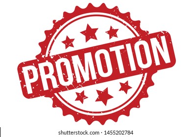 Promotion Rubber Stamp. Promotion Rubber Grunge Stamp Seal Vector Illustration - Vector