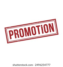 Promotion Rubber Stamp Grunge Sign