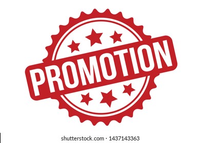 Promotion Rubber Stamp. Promotion Stamp Seal – Vector