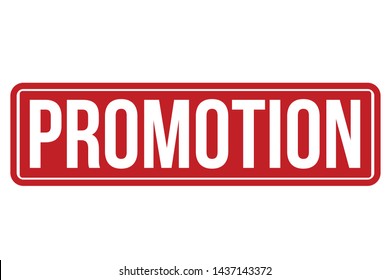 Promotion Rubber Stamp. Promotion Stamp Seal – Vector