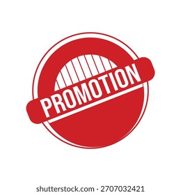 Promotion Rubber Stamp. Promotion Stamp Seal – Vector