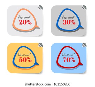 Promotion shopping label