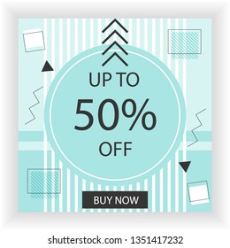 Promotion square banner 