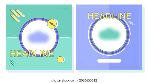 Promotion square web banner for social media mobile apps. Elegant sale and discount backgrounds with abstract pattern. Big sale modern banner template design for web Sale special up to 50% off.