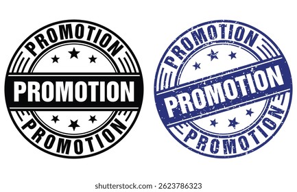 promotion stamp vector icon template