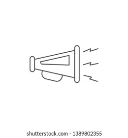 promotion symbol vector icon concept, isolated on white background