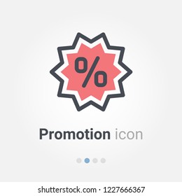 promotion vector icon