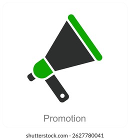 Promotion vector icon concept design