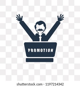Promotion vector icon isolated on transparent background, Promotion transparency concept can be used web and mobile