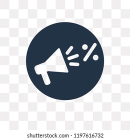 Promotion vector icon isolated on transparent background, Promotion transparency concept can be used web and mobile