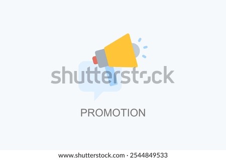 Promotion Vector Icon Or Logo Illustration